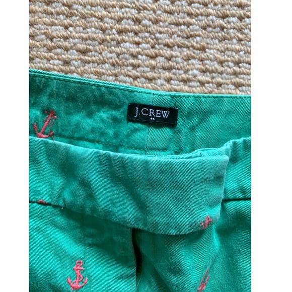 Green J. Crew cotton anchor mini skirt - Picture 2 of 2